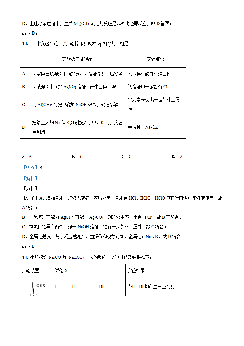 精品解析：北京市朝阳区2020-2021学年高一上学期期末考试化学试题（解析版）_07.png