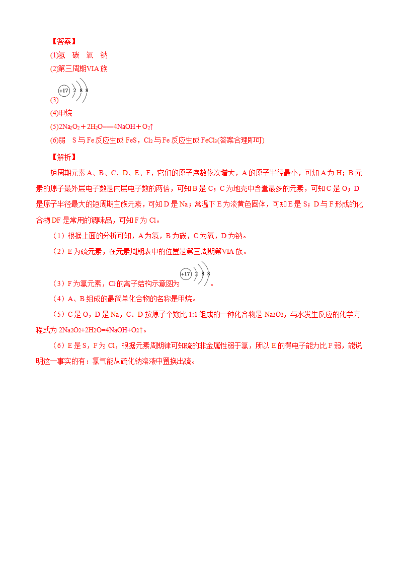 第04章 物质结构 元素周期律（A卷基础强化篇）（解析版）_13.png
