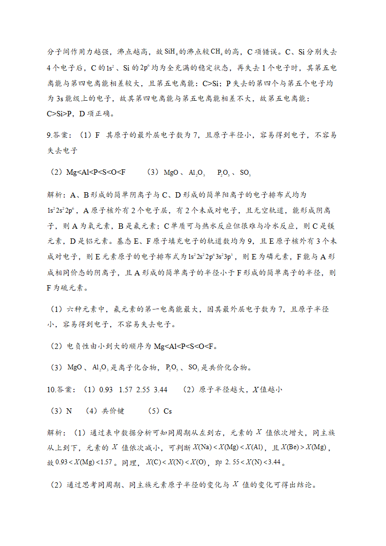1.2 原子结构与元素的性质 同步练习【新教材】人教版（2019）高中化学选择性必修2_06.png