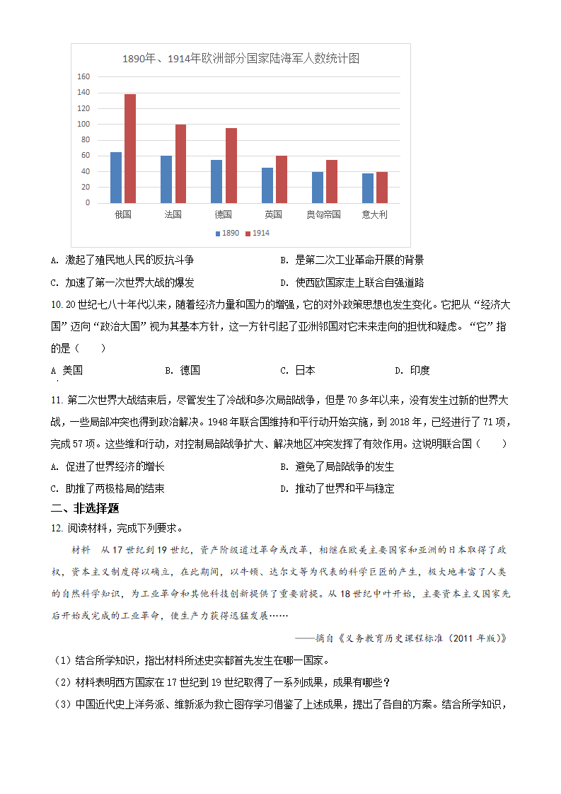 精品解析：2022年河北省中考历史真题（原卷版）_03.png