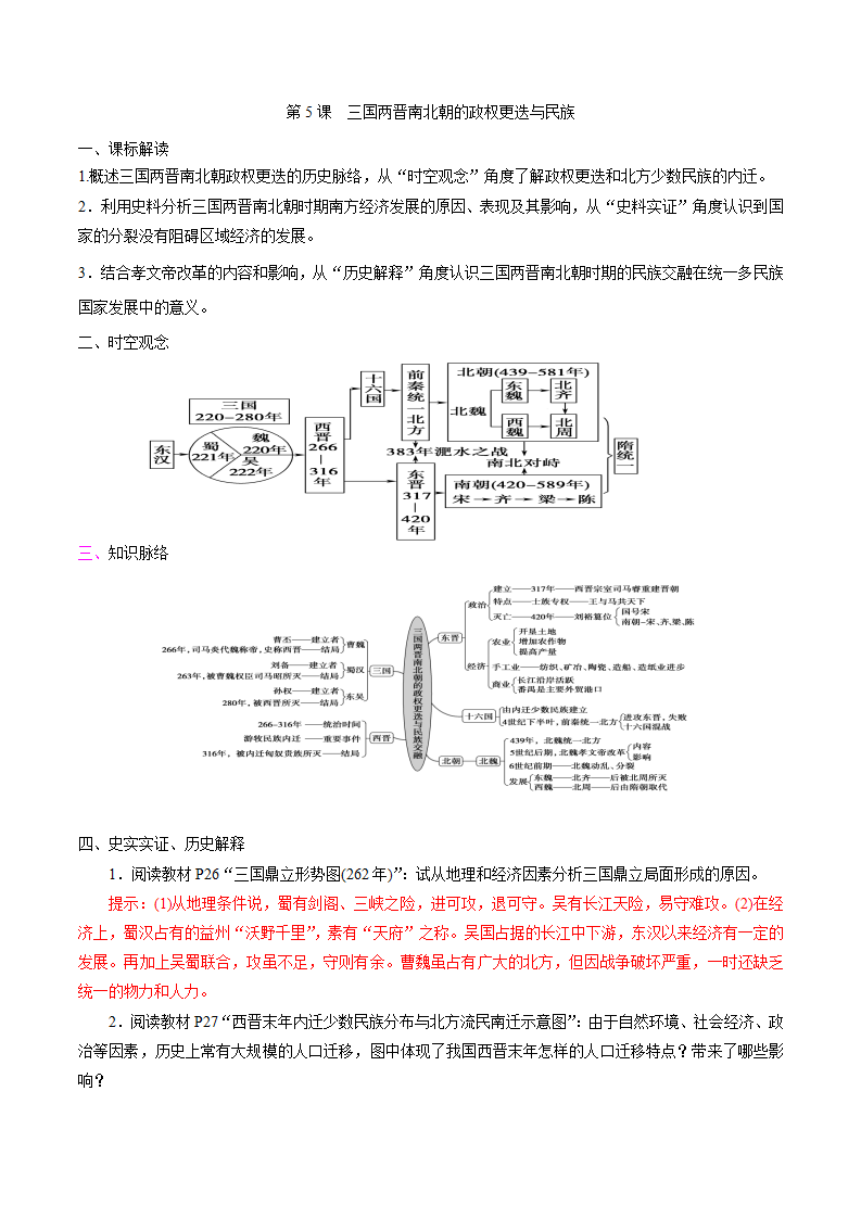 第5课 三国两晋南北朝的政权更迭与民族交融-2020—2021学年高一历史中外史纲要（上）培优学案（统编版）（答案版）_01.png