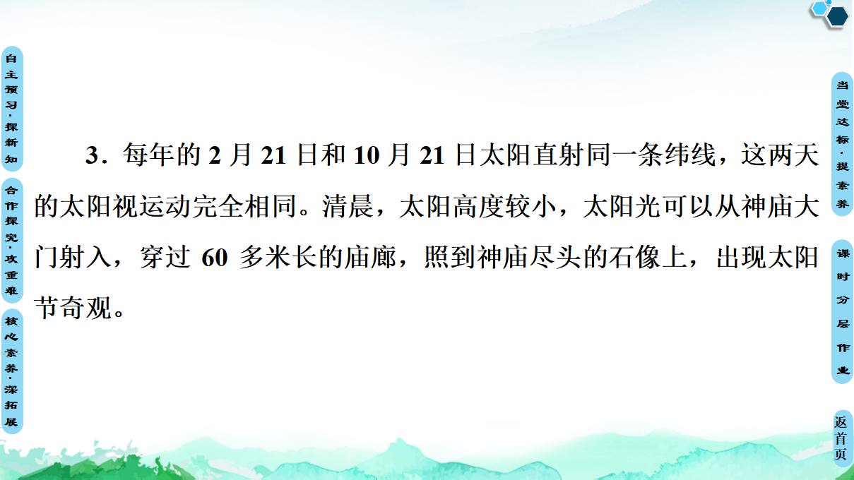 20-21 第1章 第2节 第2课时　昼夜长短的变化和四季的更替_69.png