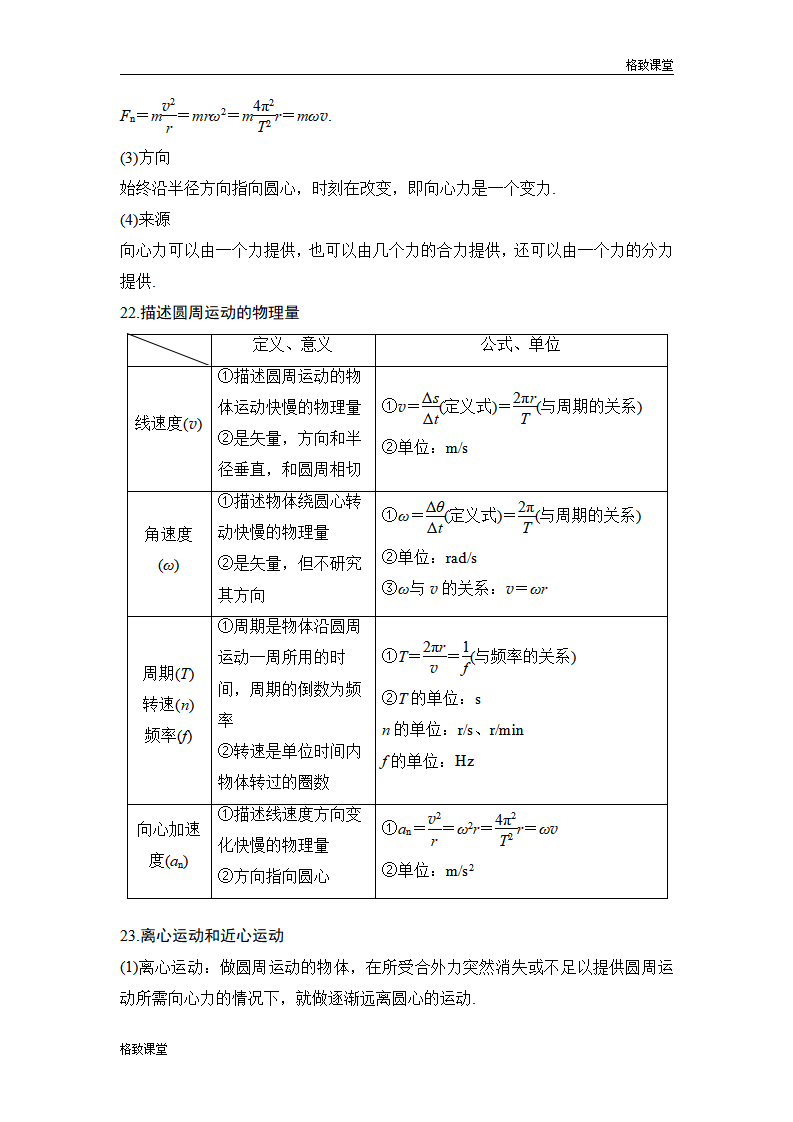 2020-2021学年高一物理人教版（2019）必修第二册知识回顾_04.png