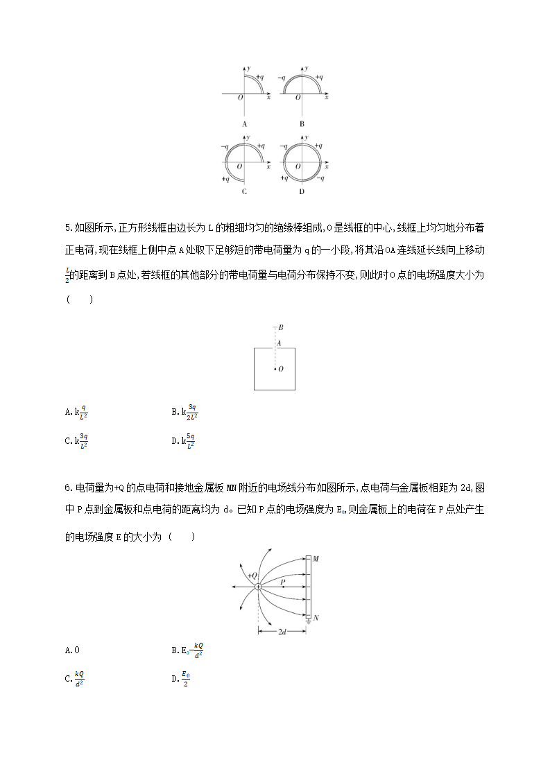 课时9.3  电场 电场强度-2021-2022学年高中物理同步练习分类专题教案（新教材人教版必修第三册）_09.png