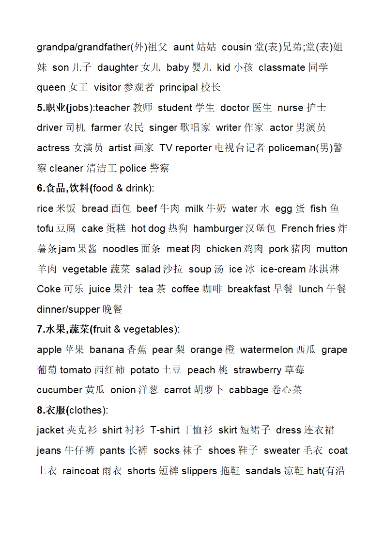 小学英语不完全词汇归类表_02.png