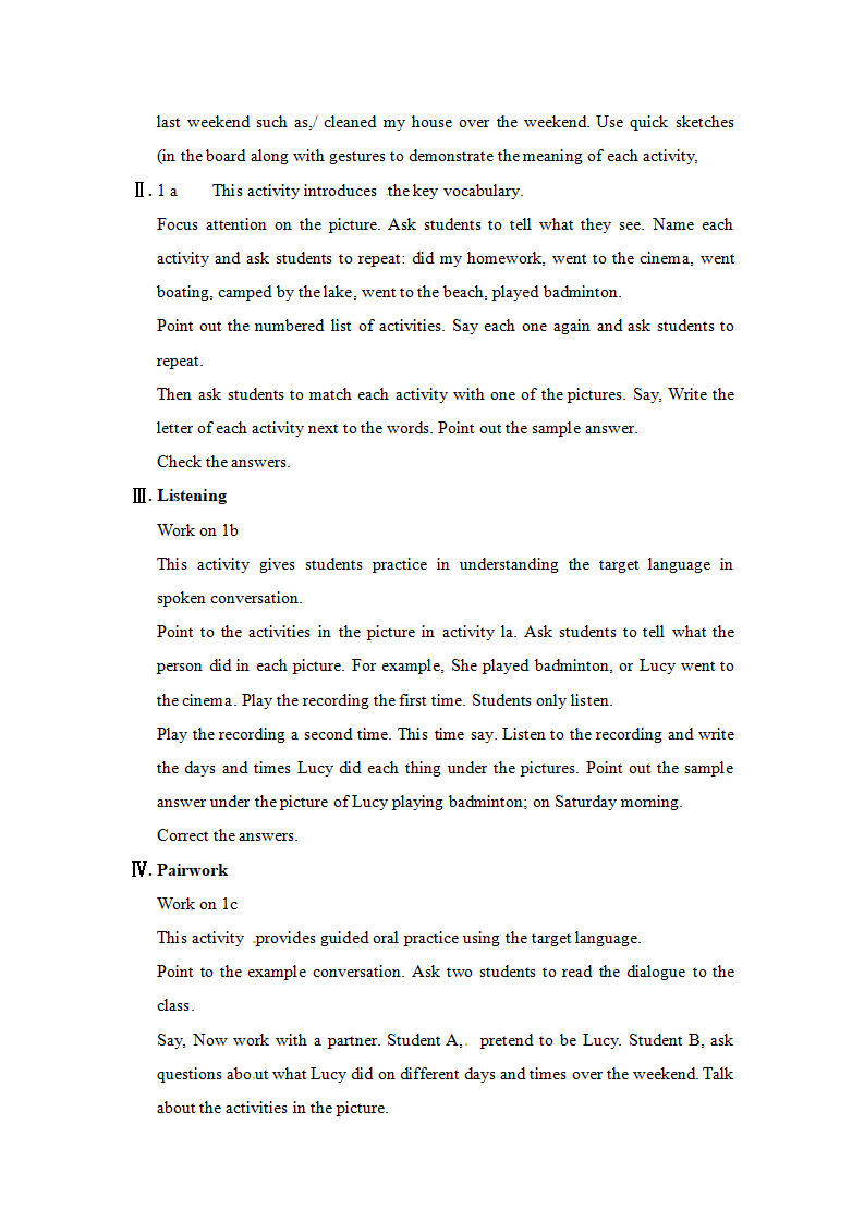 七年级下册精品教案  Unit12 Section A 1a-2d教案105_02.png