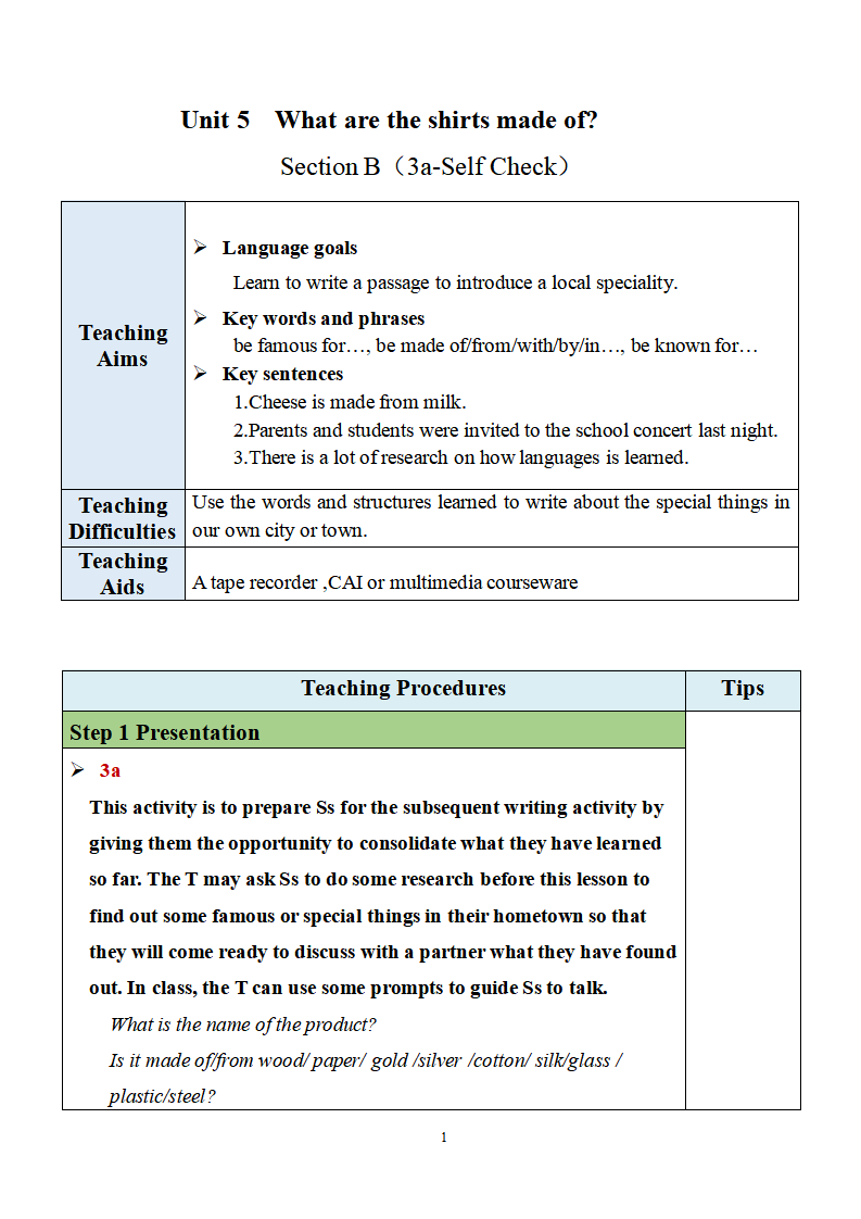 Unit 5 Section B（3a-Self Check）教案 311_九年级精品教案_01.png