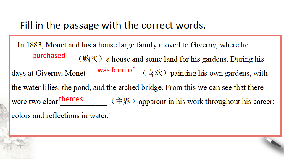 Unit 1 Art Period 2 Learning about language 课件 -【新教材精创】-2020-2021学年高中英语新教材同步备课人教版选择性必修第三册）_11.png