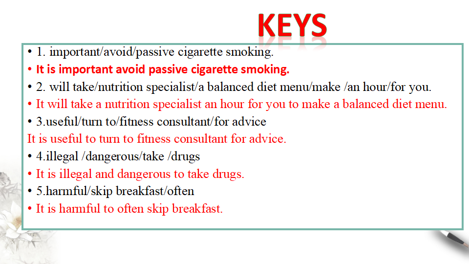 Unit 2 Healthy lifestyle Period 3 Discovering useful structures课件 -【新教材精创】2020-2021学年高中英语新教材同步备课人教版选择性必修第三册）_15.png