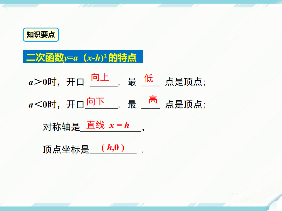 22.1.3 第2课时   二次函数y=ax-h2的图象和性质041_08.png