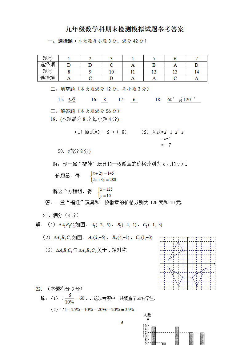 【人教版】九年级上期末数学试卷2 含答案_06.png