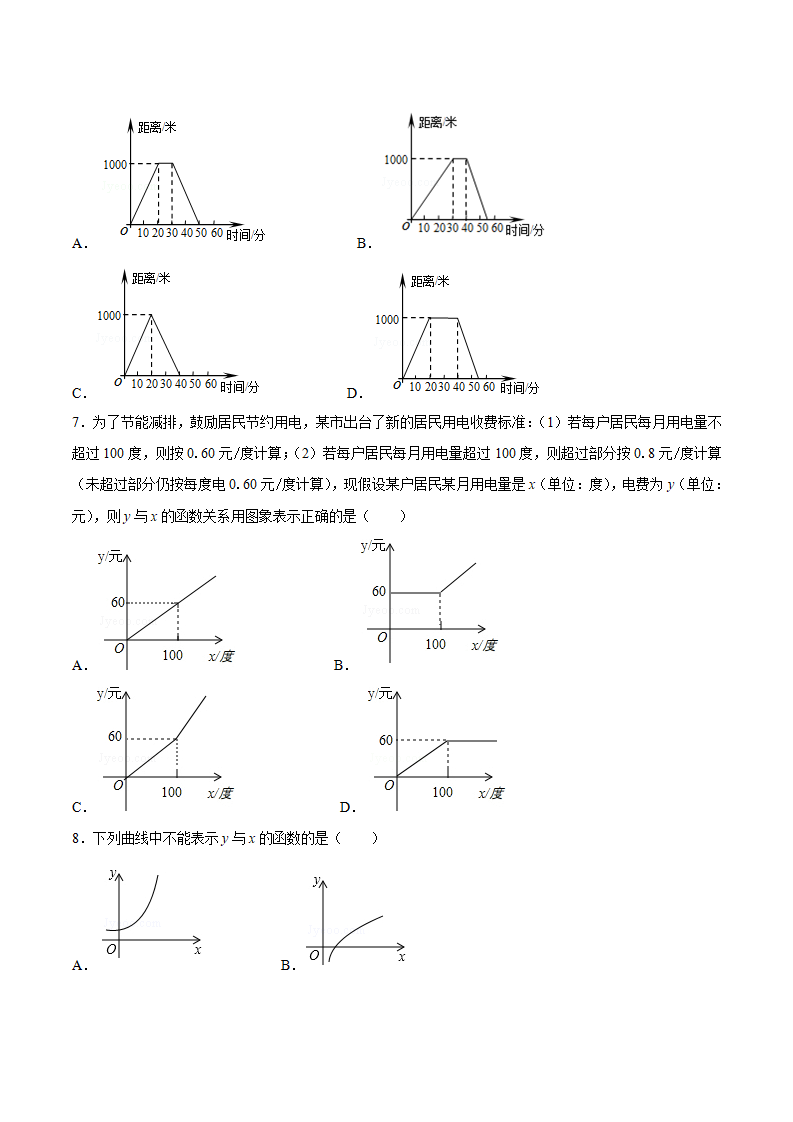 专题11 点的坐标、函数及其概念-2年中考1年模拟备战2018年中考数学精品系列（原卷版）_25.png
