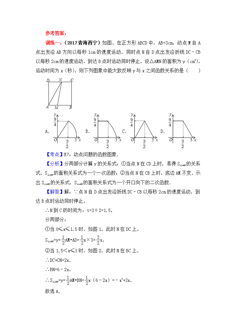 2018年中考数学突破瓶颈疑难解答专题八讲：2018年中考数学突破瓶颈疑难解答专题第七讲平面运动型问题_12.png