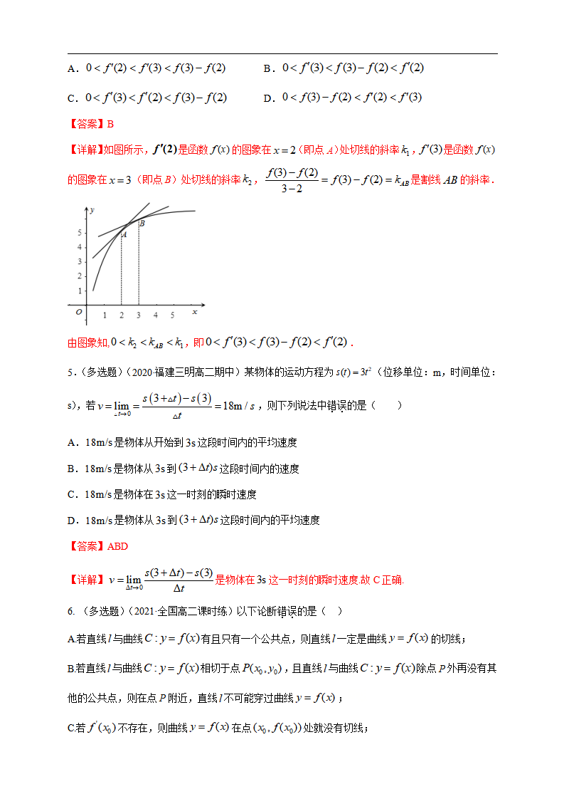 5.1.2导数的概念及其几何意义 -B提高练（解析版）_02.png