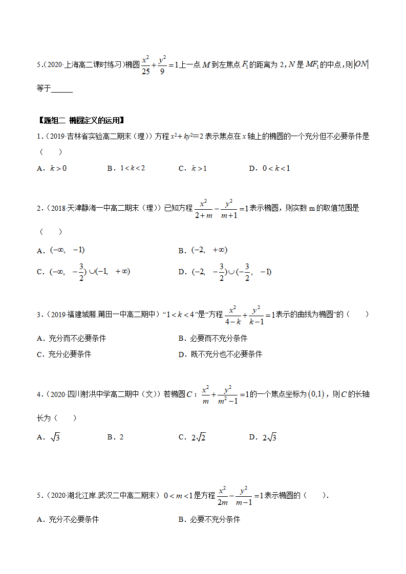 3.1.1 椭圆（第一课时）（精练）（原卷版）_02.png