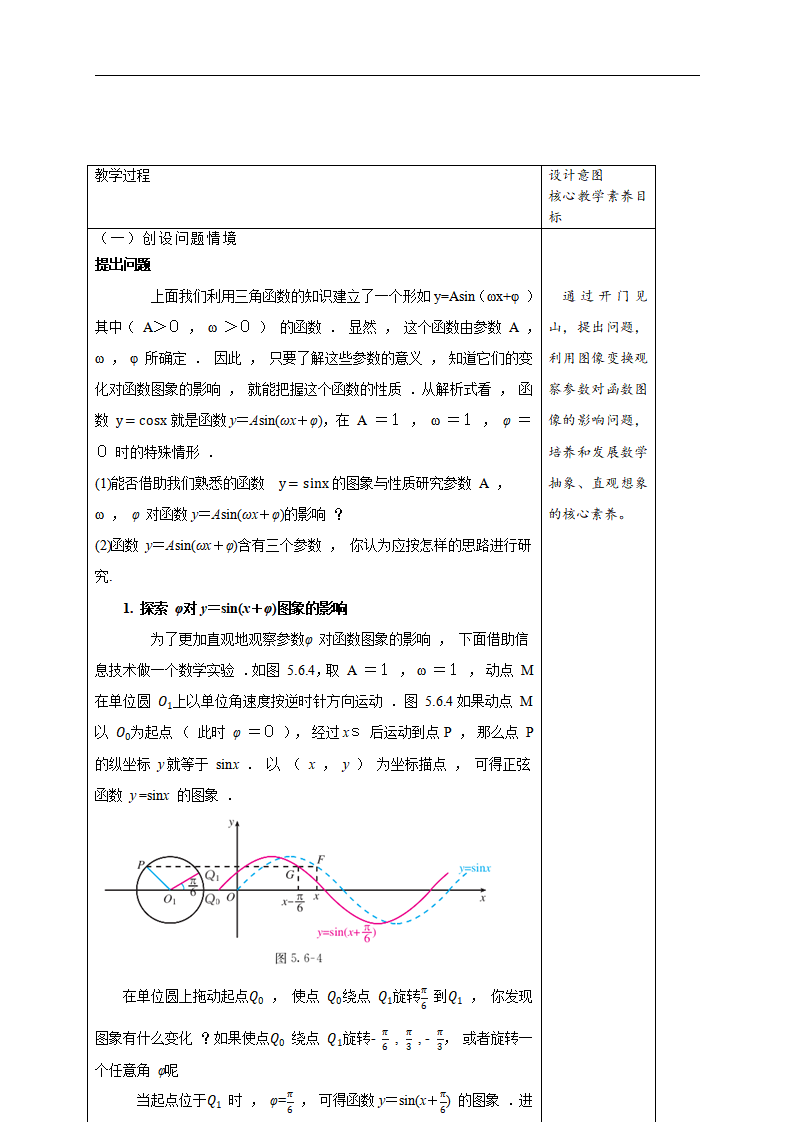 5.6 函数y=Asinωχ φ 教学设计（1）_02.png