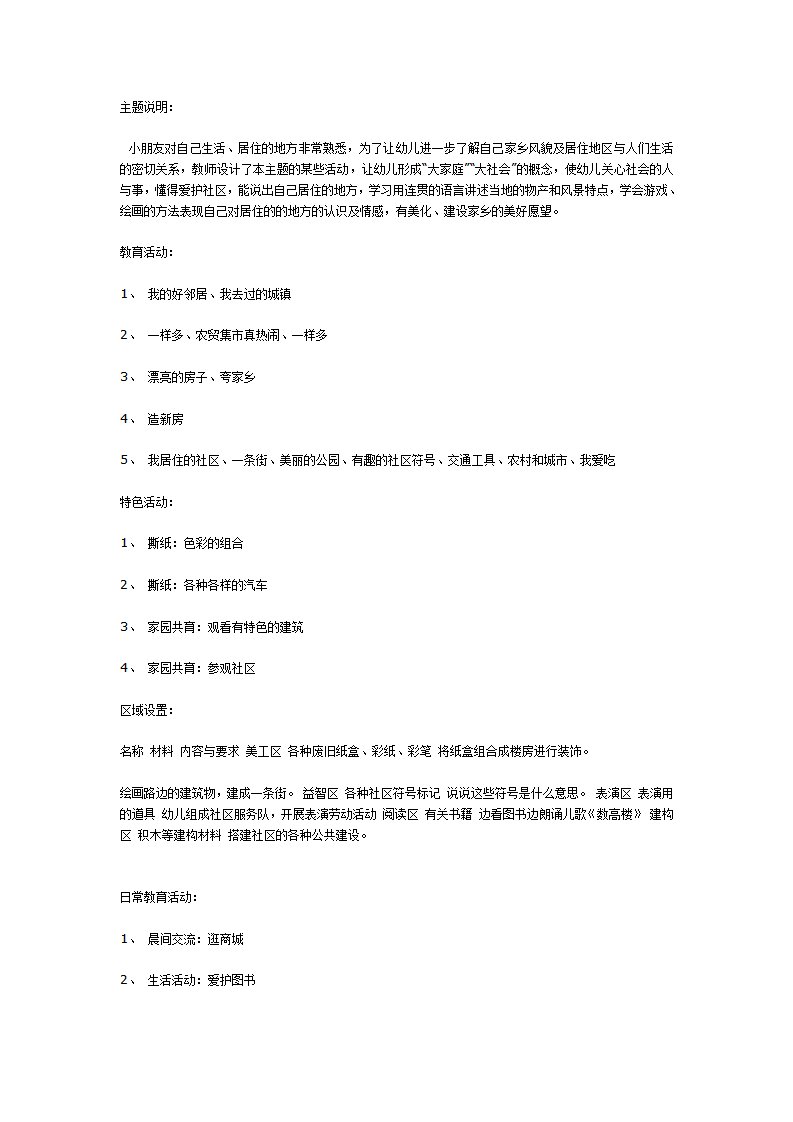 主题计划我们居住的地方大班预设两周_01.png