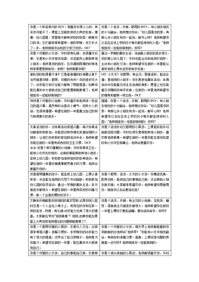 9幼儿园中班评语22条_01.png