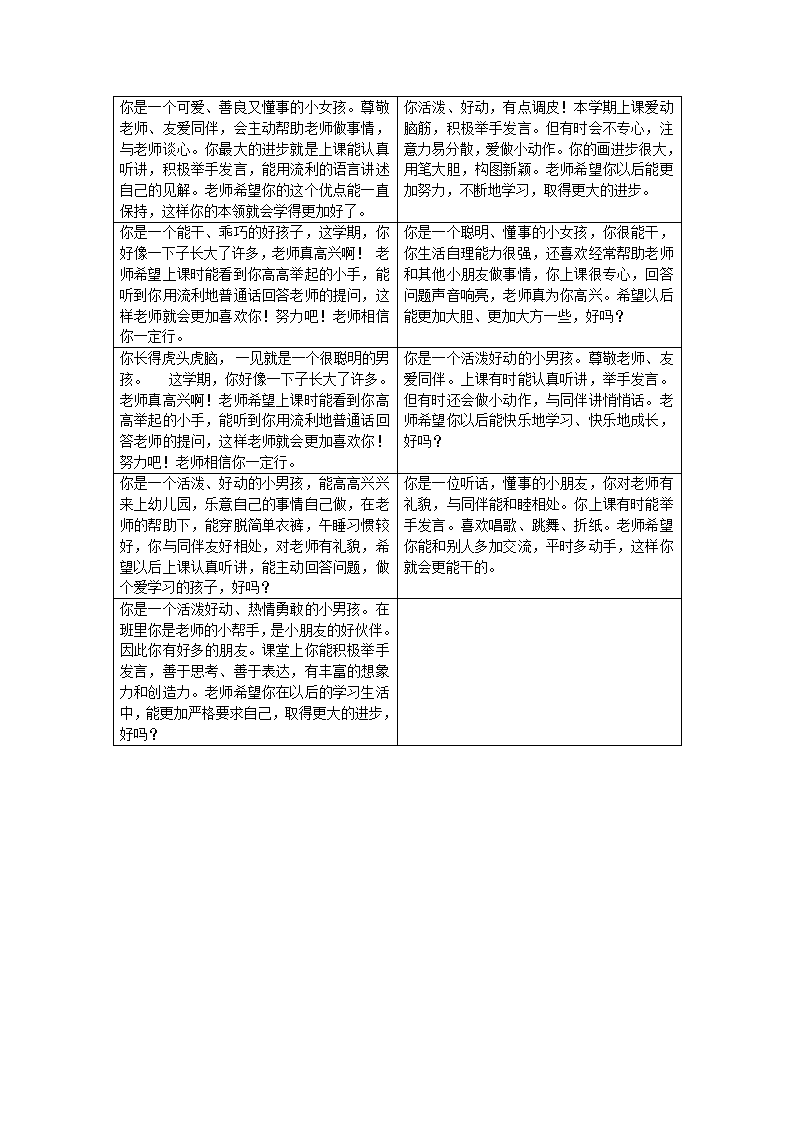 8幼儿园小班评语9条_01.png