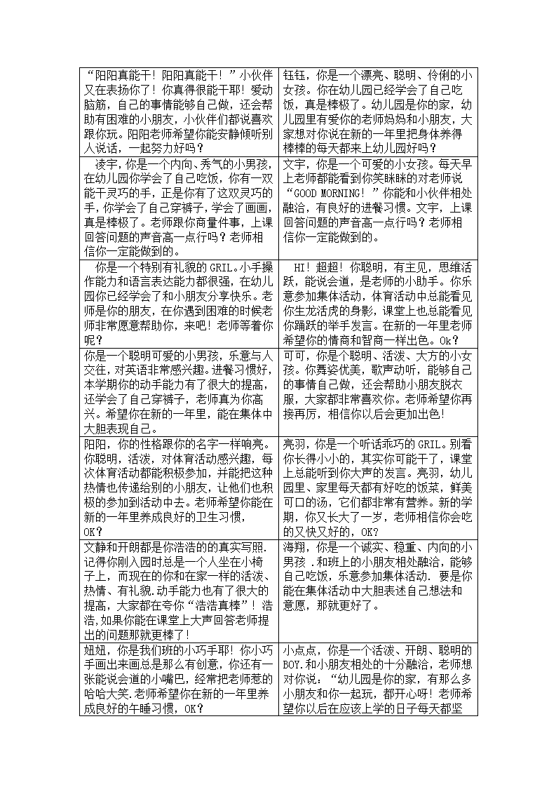 1幼儿园小班评语16条_01.png