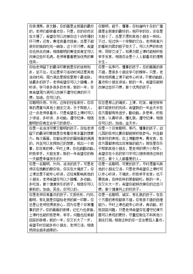 11幼儿园中班评语39条_03.png