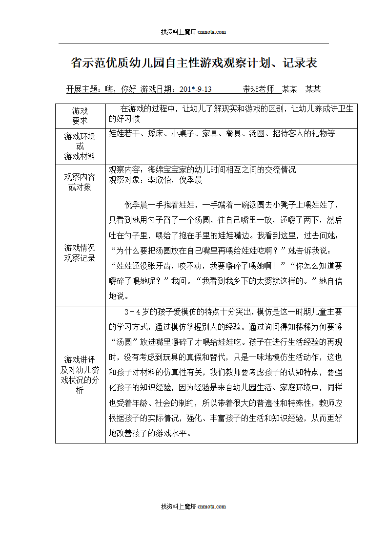 小班自主性游戏观察记录90篇_10.png