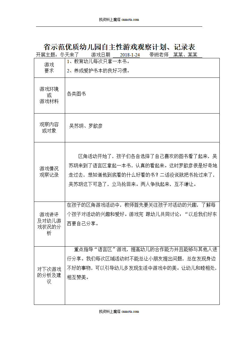 小班自主性游戏观察记录90篇_111.png
