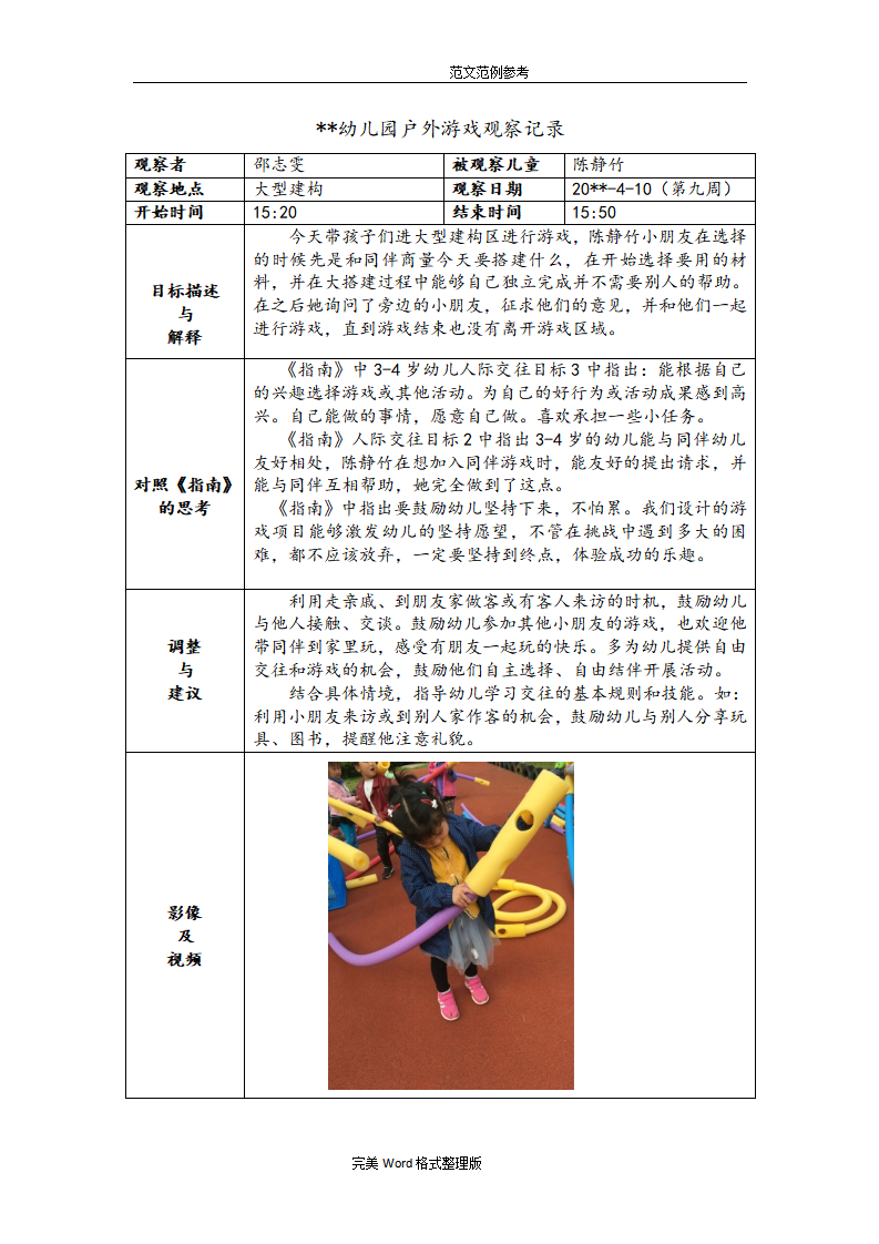 小班户外游戏观察记录文本（18篇）_08.png