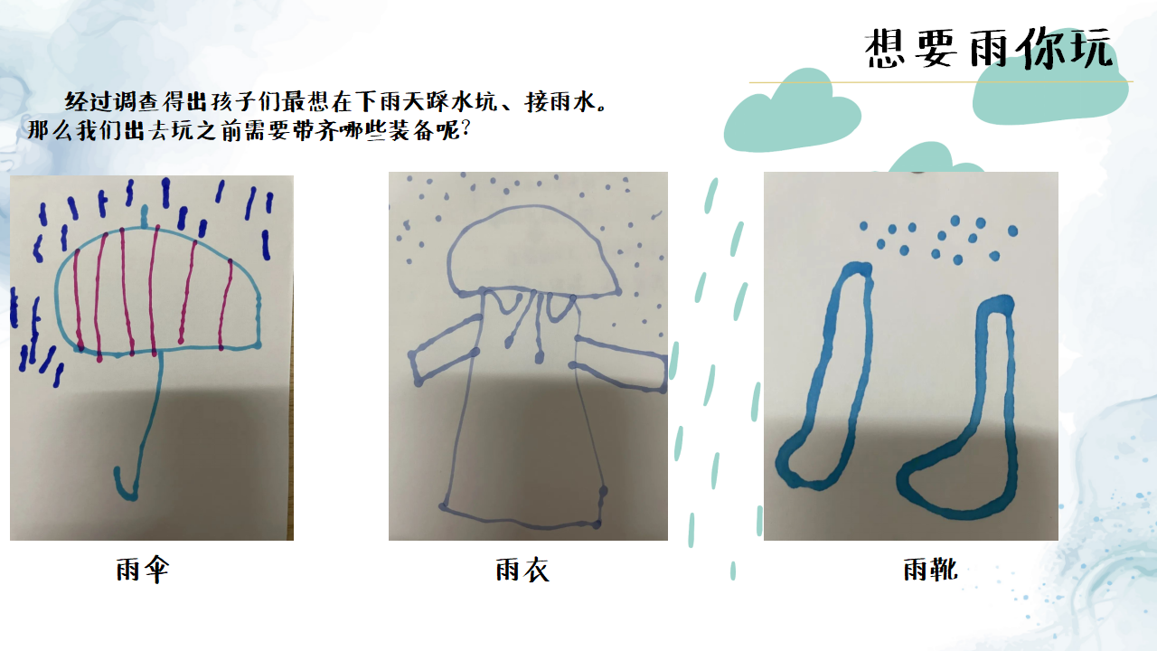 幼儿园班本课程《雨你有约》PPT1_幼儿园班本课程_19.png