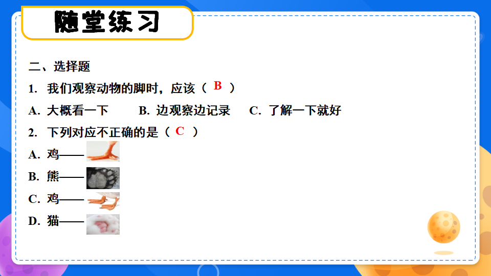准备单元 这是谁的脚（课件）二年级上册科学大象版_19.png