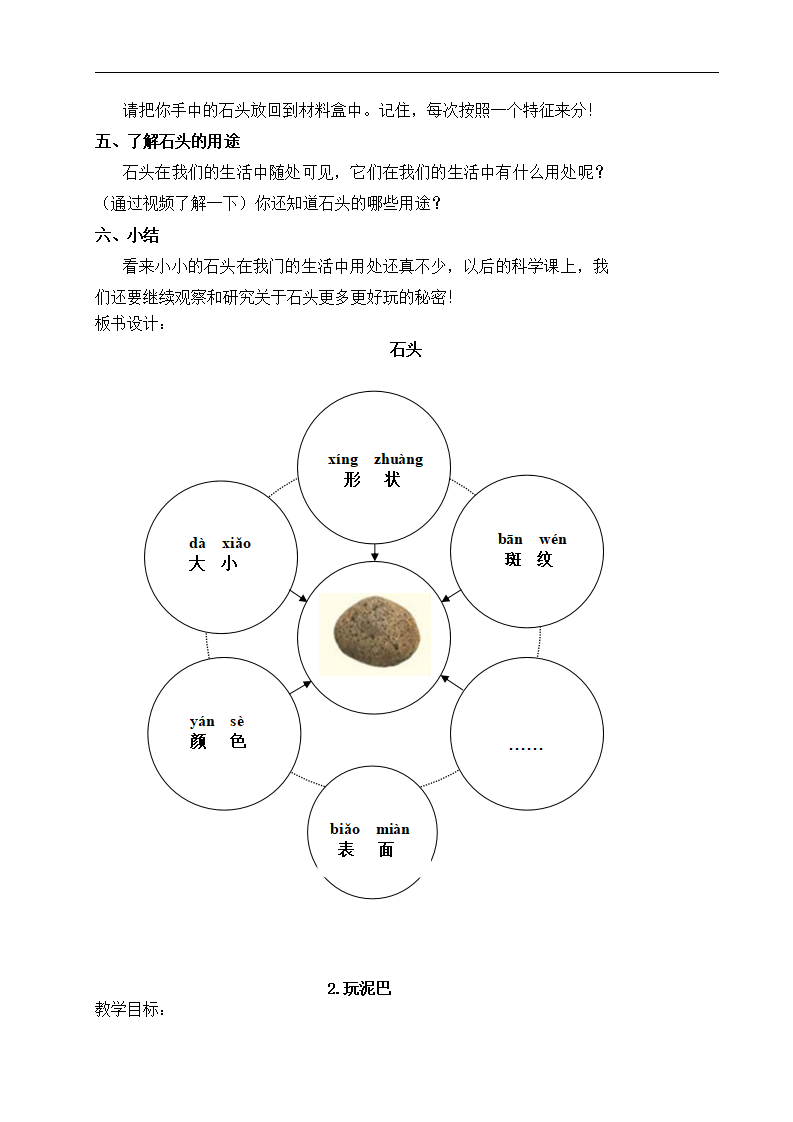 苏教版小学科学一年级下册全册教案 2_03.png