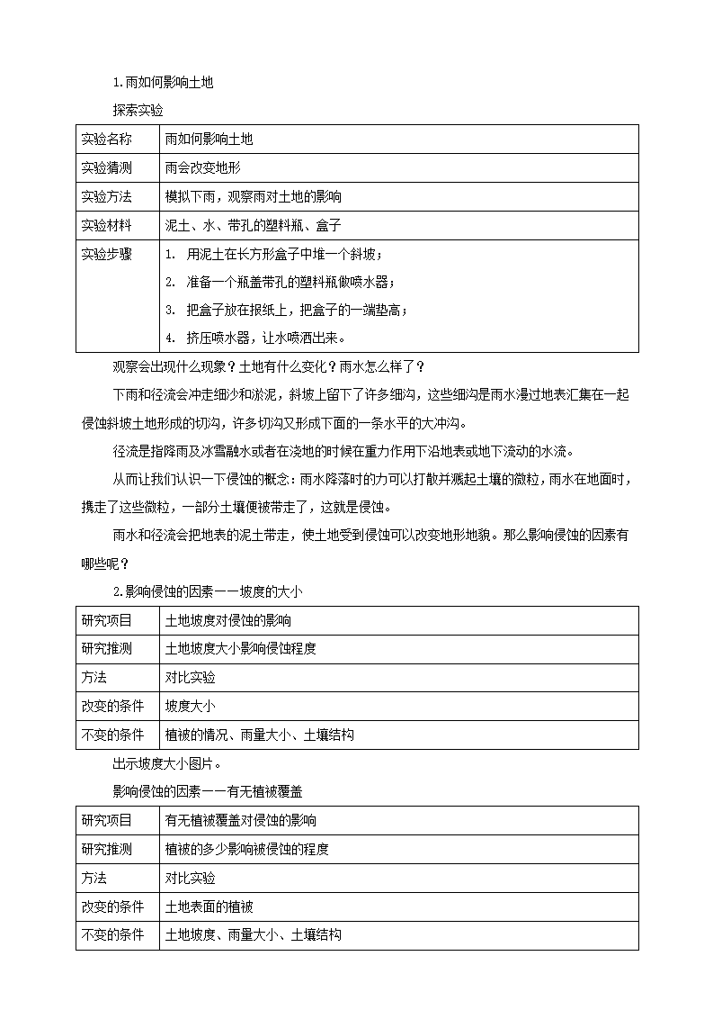 第三单元第五课《雨水对土地的侵蚀》（教案）_02.png