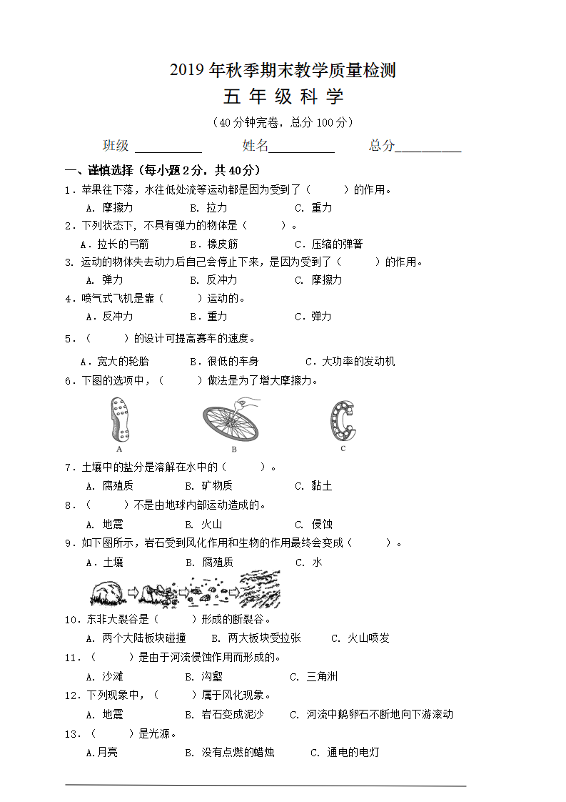 2019年秋五年级期末检测题_01.png
