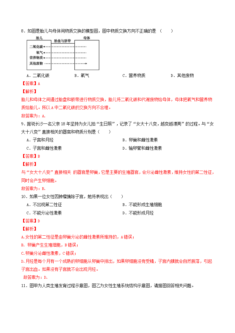 1.1 新生命的诞生-七年级科学下册同步学与练（浙教版）（解析版）2078_15.png