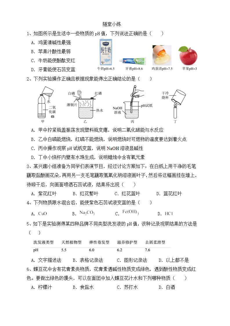 1.2  物质的酸碱性知识点及随堂练习-2024-2025学年浙教版九年级上册科学2409_05.png