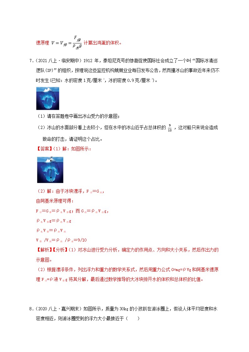1.3水的浮力-浮力的计算解析版2015_13.png