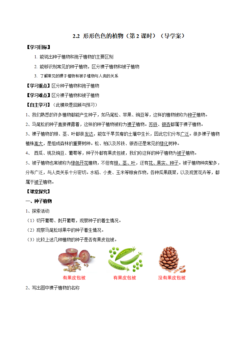 2.2 形形色色的植物（第2课时）（导学案）-（浙教版）【教师版】1161_01.png
