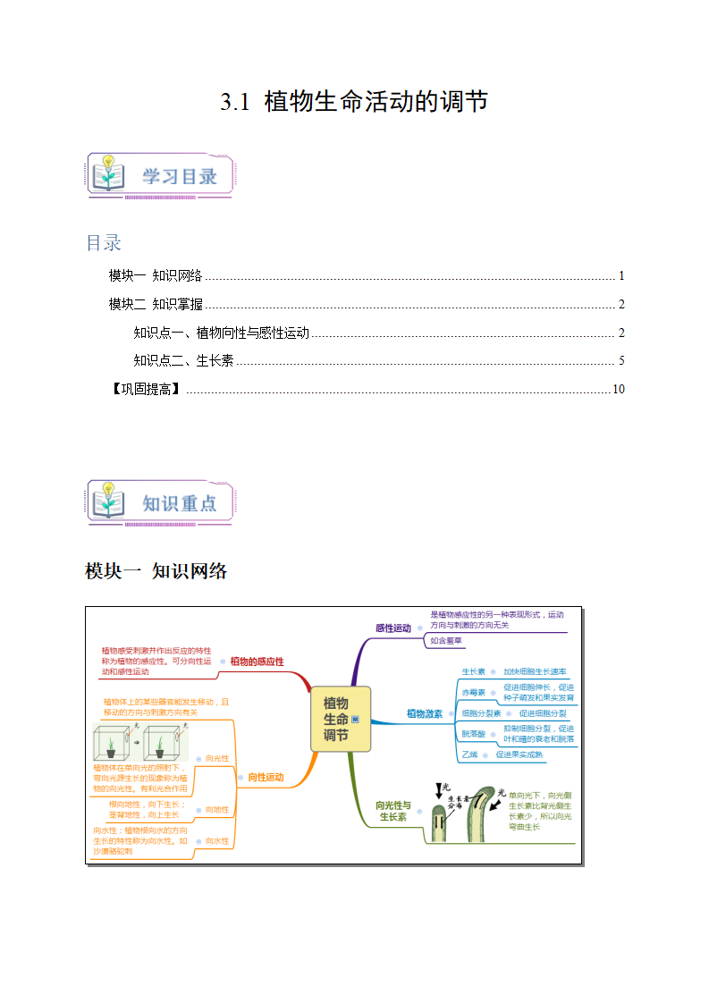 3.1 植物生命活动的调节（解析版）3064_01.png