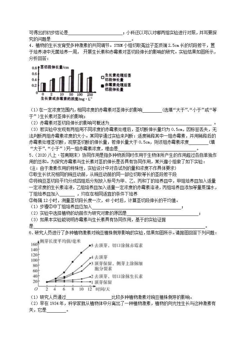 3.1 植物生命活动的调节（原卷版（浙教版）1995_26.png