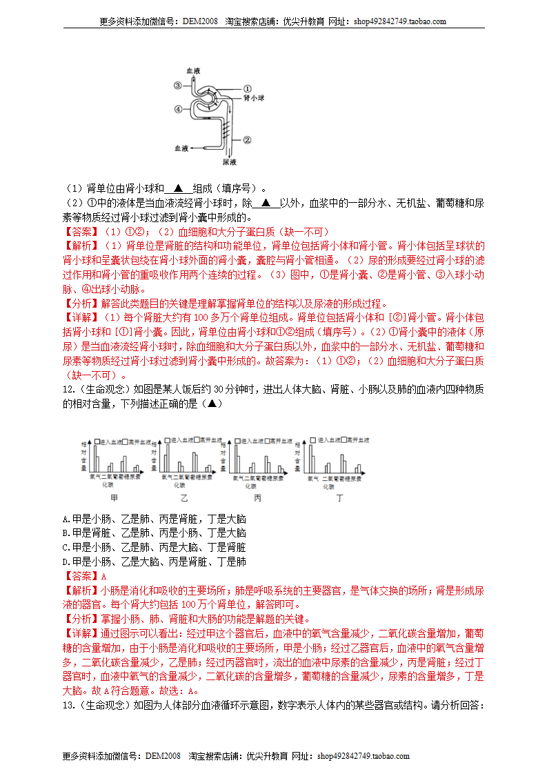 第四章《代谢与平衡》单元检测解析版1571_06.png