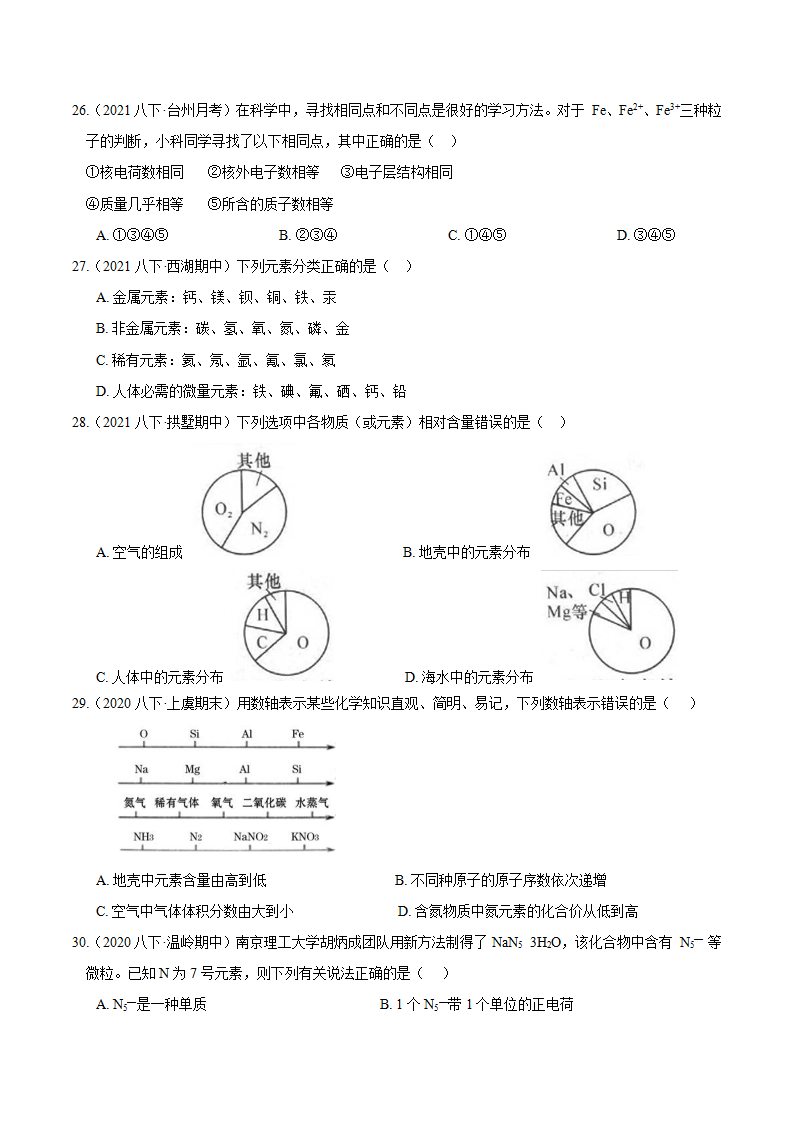 专题 03 原子、微粒结构与元素（原卷版）1657_07.png