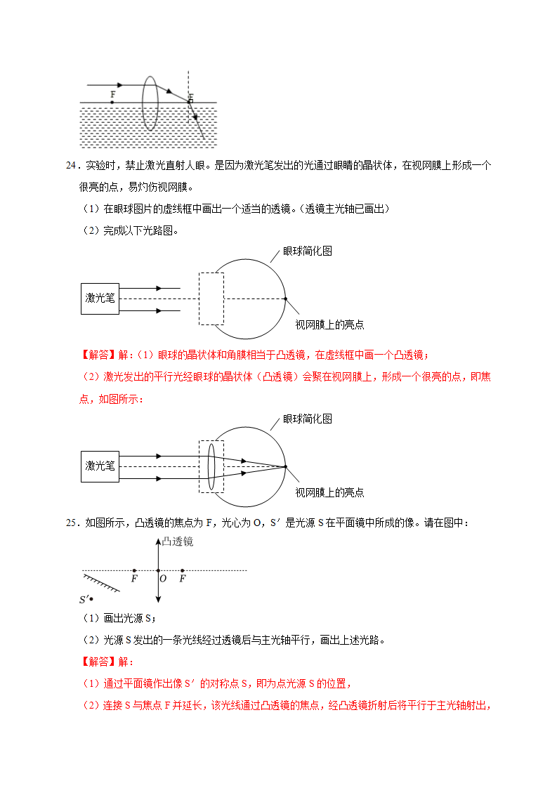 专练强化Ⅰ 光学作图（解析版）2184_19.png