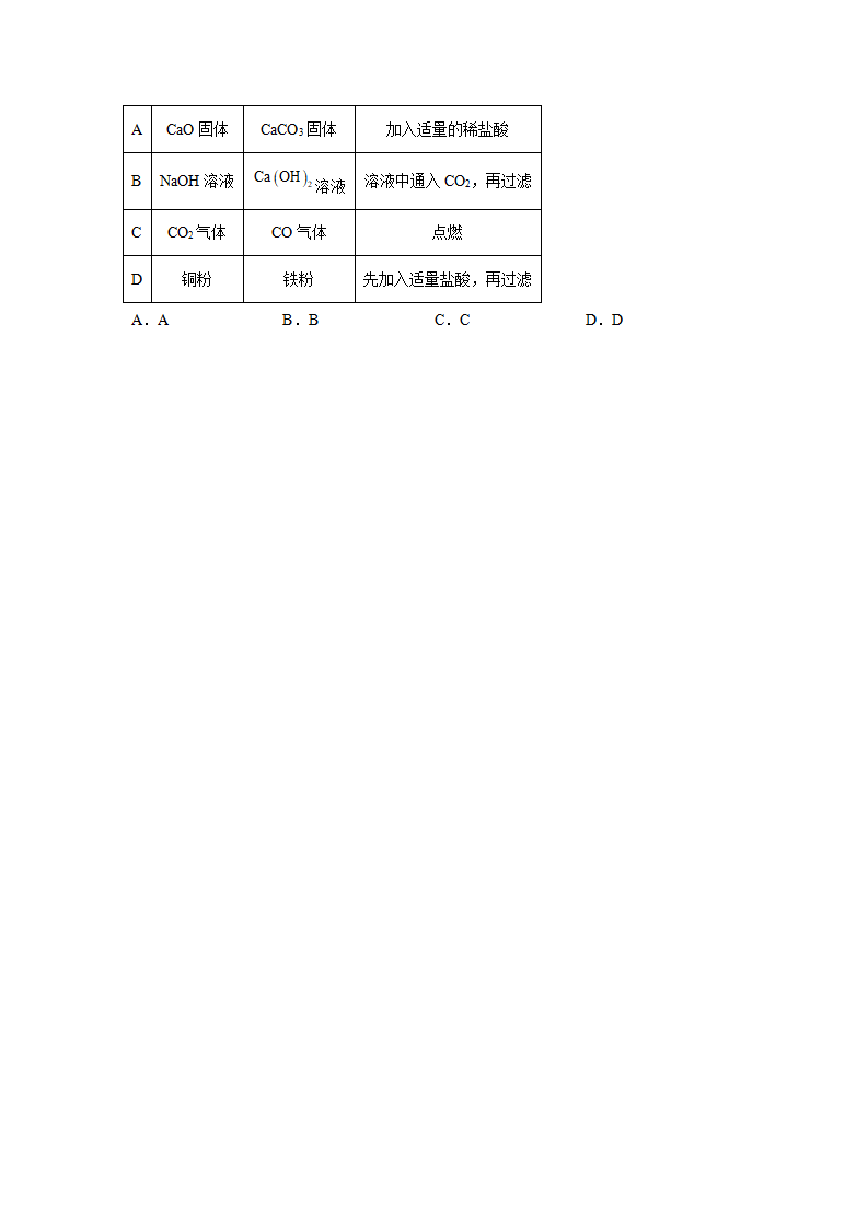 专题3.物质的分离与除杂（练习）（原卷版）1313_10.png