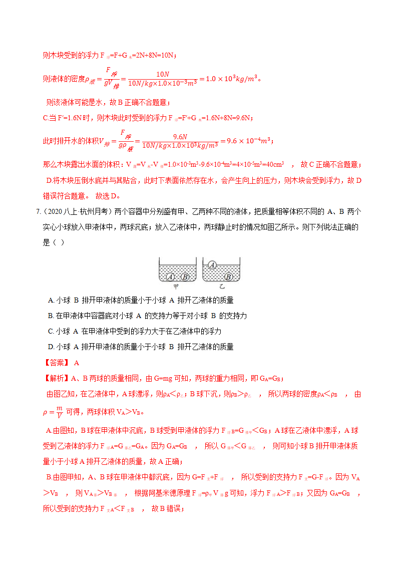 专题11 高频考查选择题（解析版）1904_05.png