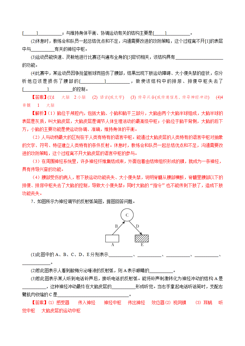 专题20　第3章 生命活动的调节  综合复习课（解析版）1858_11.png