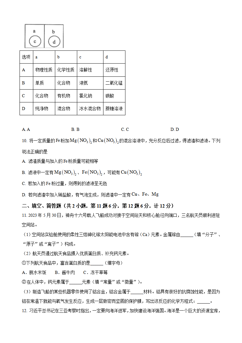 精品解析：2023年江苏省宿迁市中考化学真题（原卷版）_new_03.png