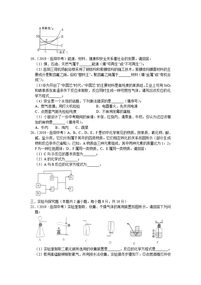 2019年湖南省岳阳市中考化学试题（word版，含解析）_04.png