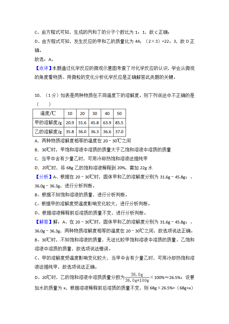 2018年河南省周口市淮阳县中考化学二模试卷（解析版）_07.png
