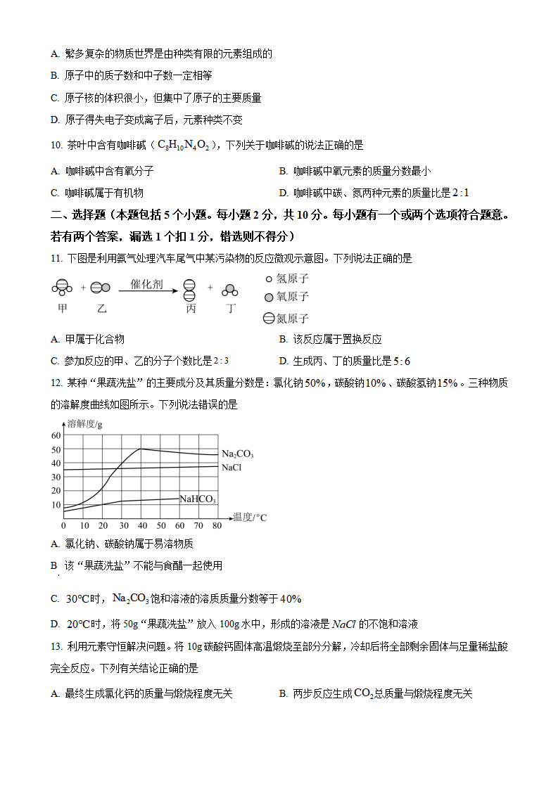 精品解析：2024年山东省烟台市中考化学真题（原卷版）_new_03.png