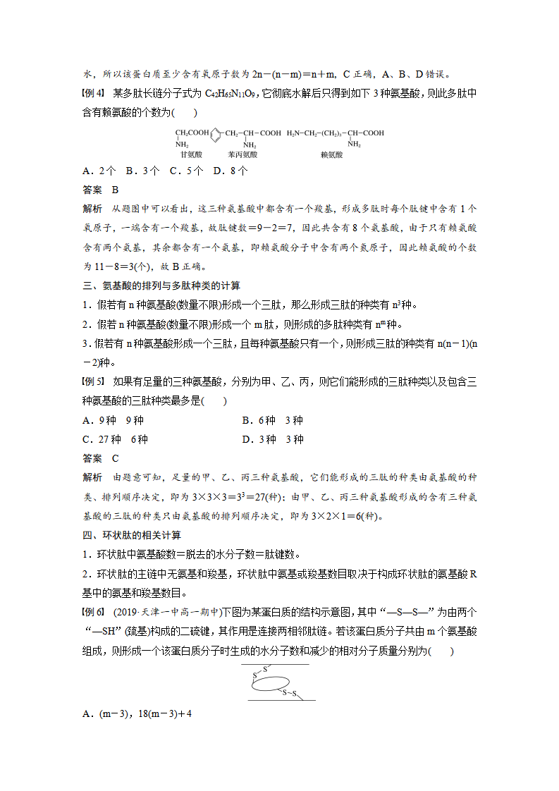 第2章 微专题一 与蛋白质的合成和水解过程相关的计算_03.png